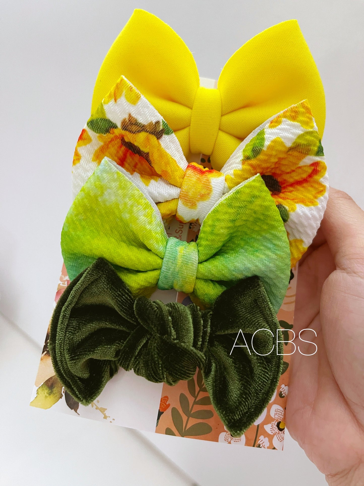 4 pcs bow set