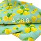 Bullet Fabric Lemon in mint - ACBows&Supplies