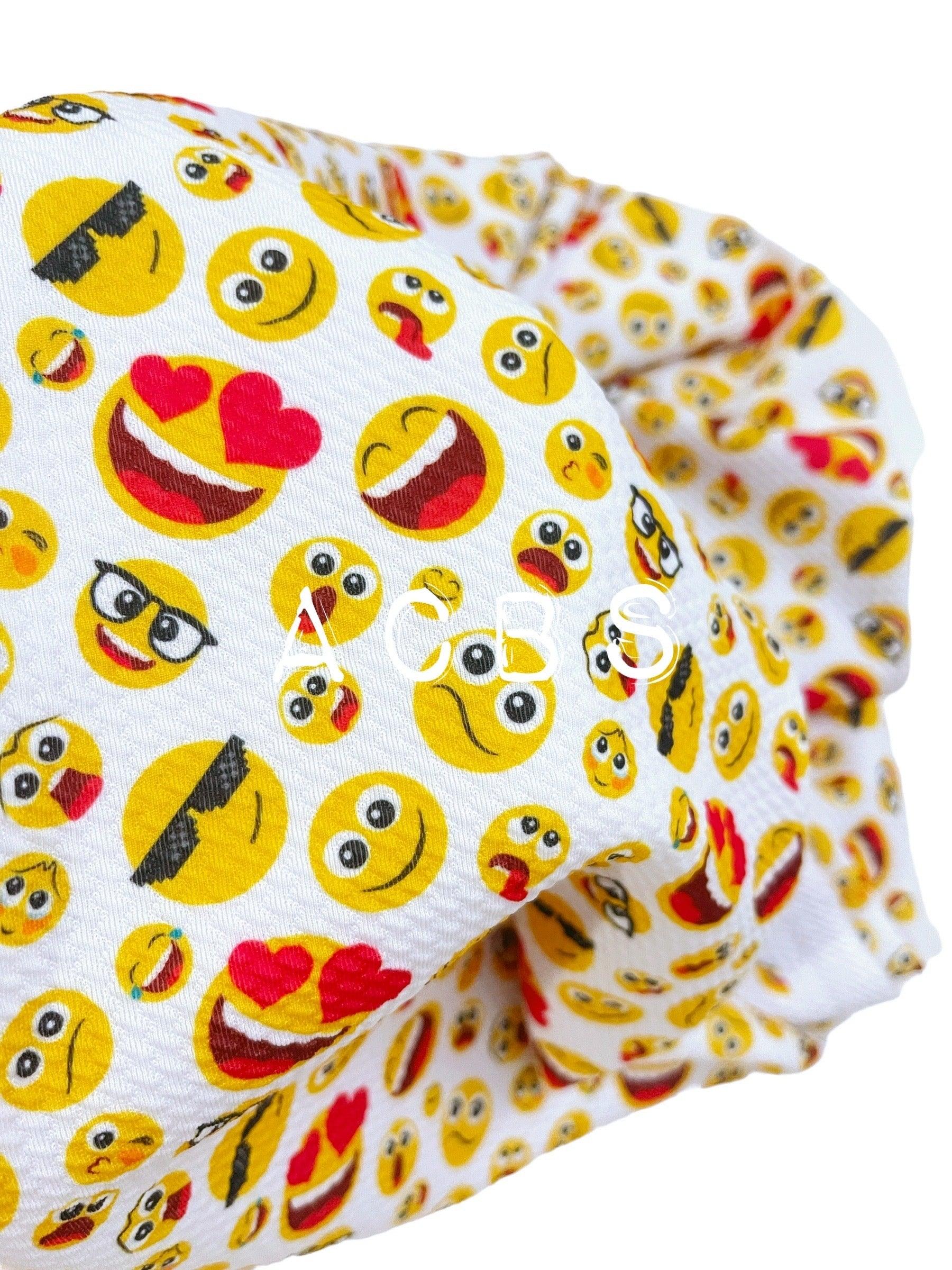 Bullet Fabric silly smiley - ACBows&Supplies