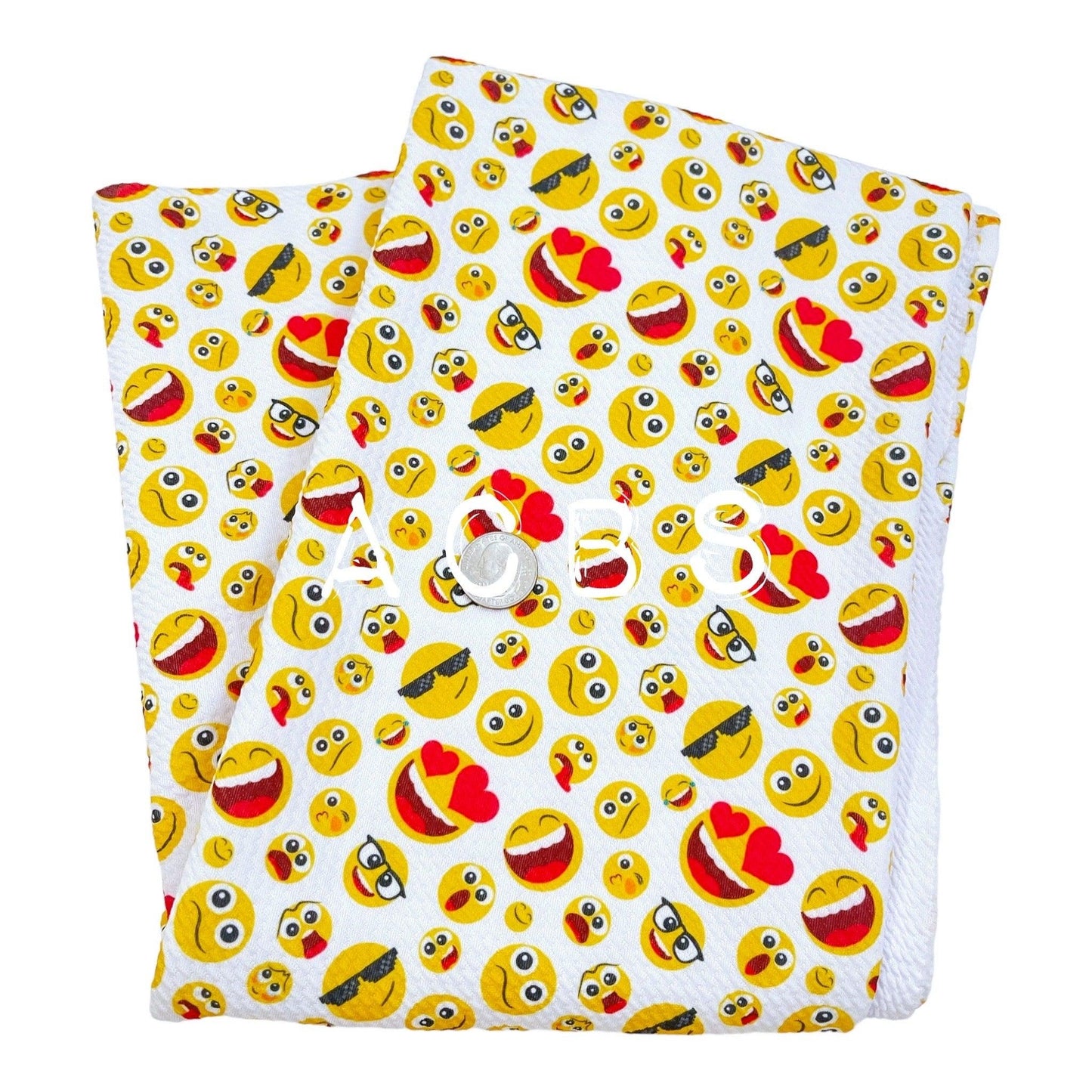 Bullet Fabric silly smiley - ACBows&Supplies