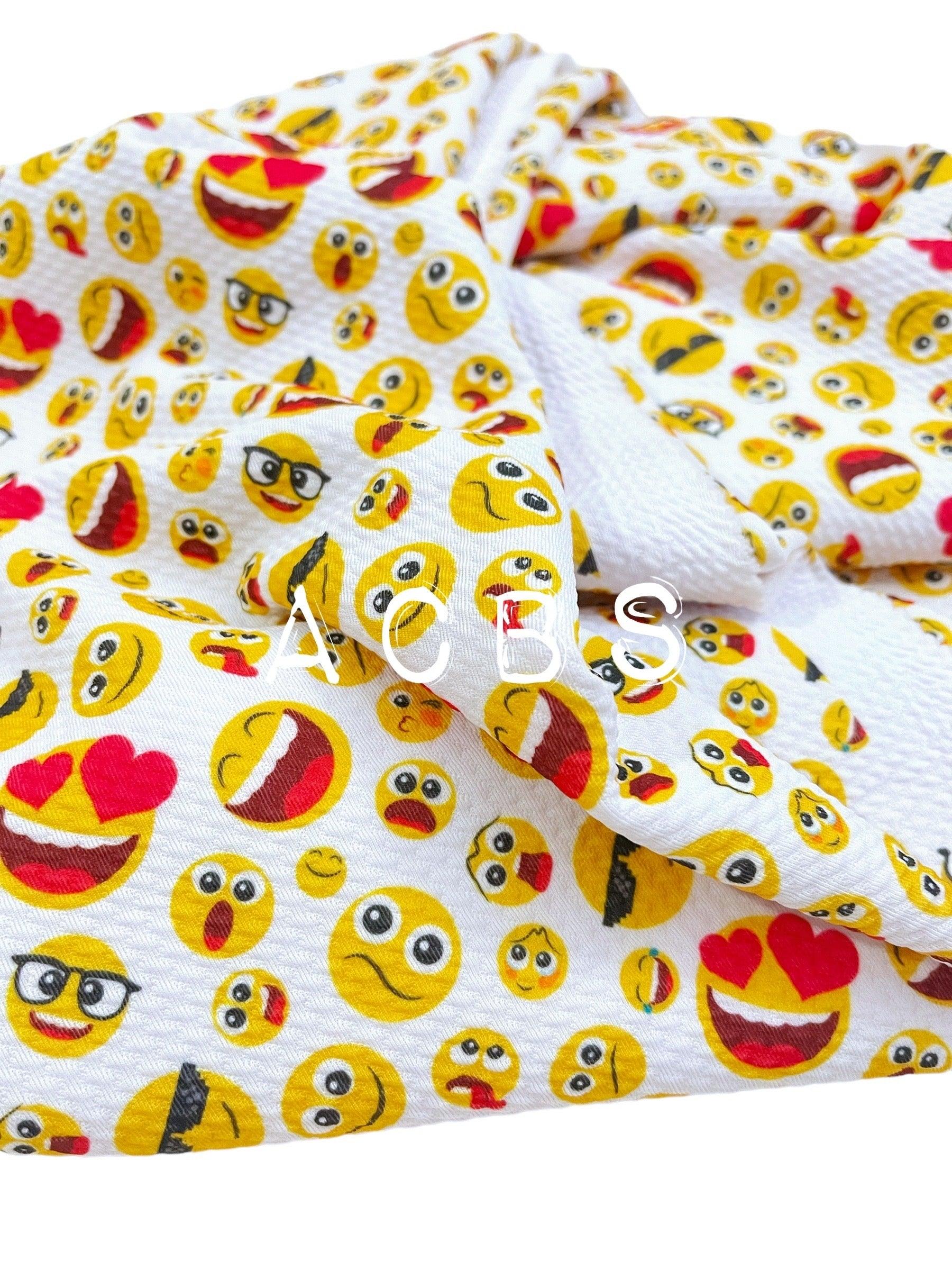 Bullet Fabric silly smiley - ACBows&Supplies