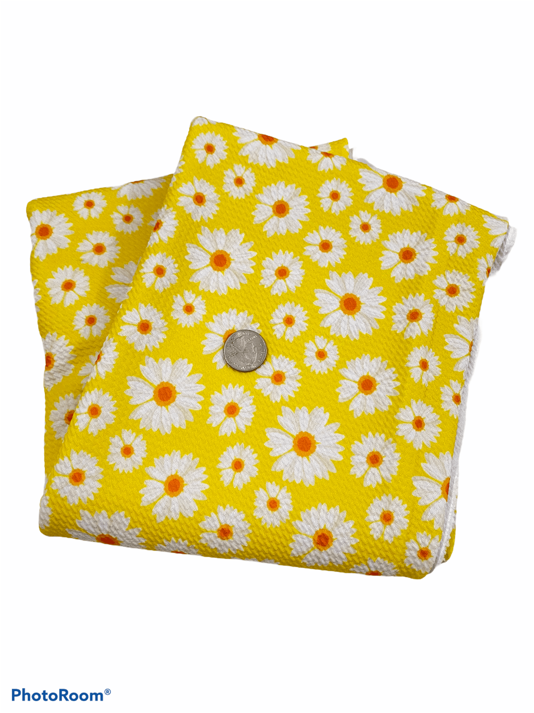 Bullet Fabric yellow daisy - ACBows&Supplies