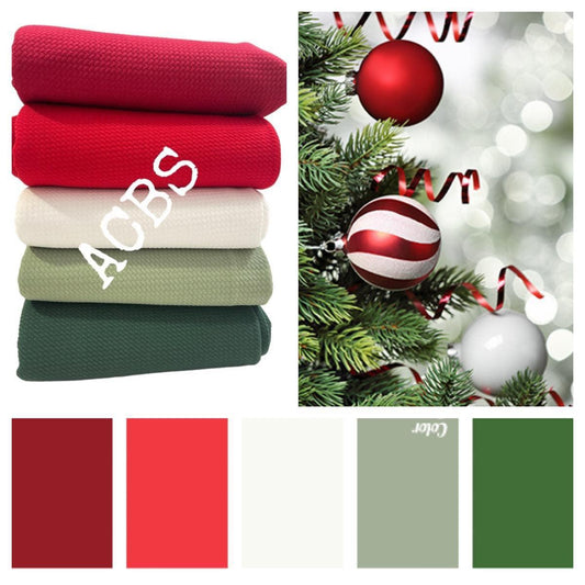 Christmas Tree & Ornaments Solids Bundle Free Shipping - ACBows&Supplies