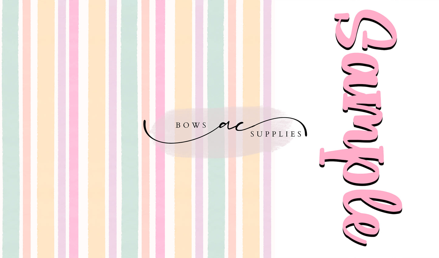 Two tone strips/ Name bows / easter_28