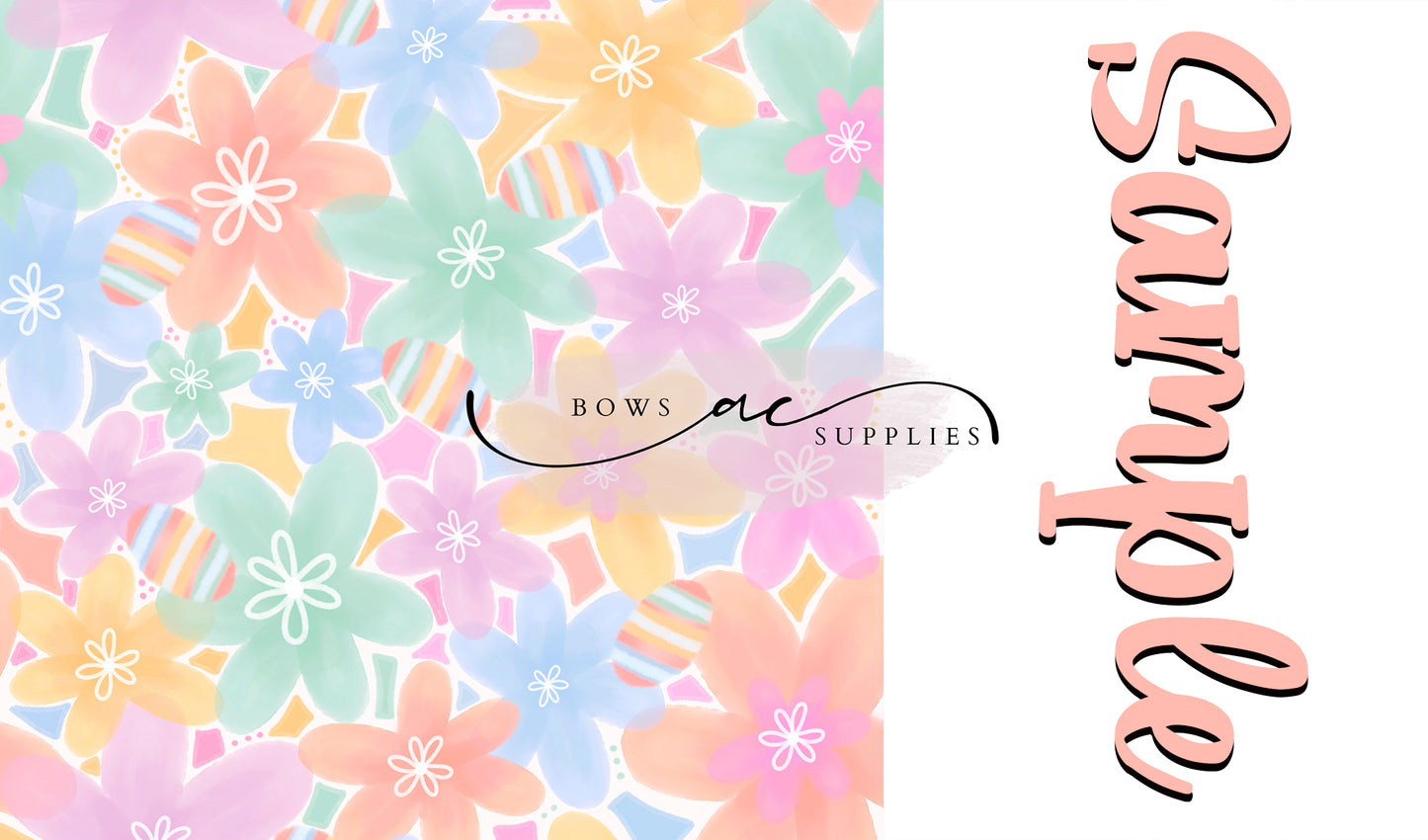 Two tone strips/ Name bows / easter_29