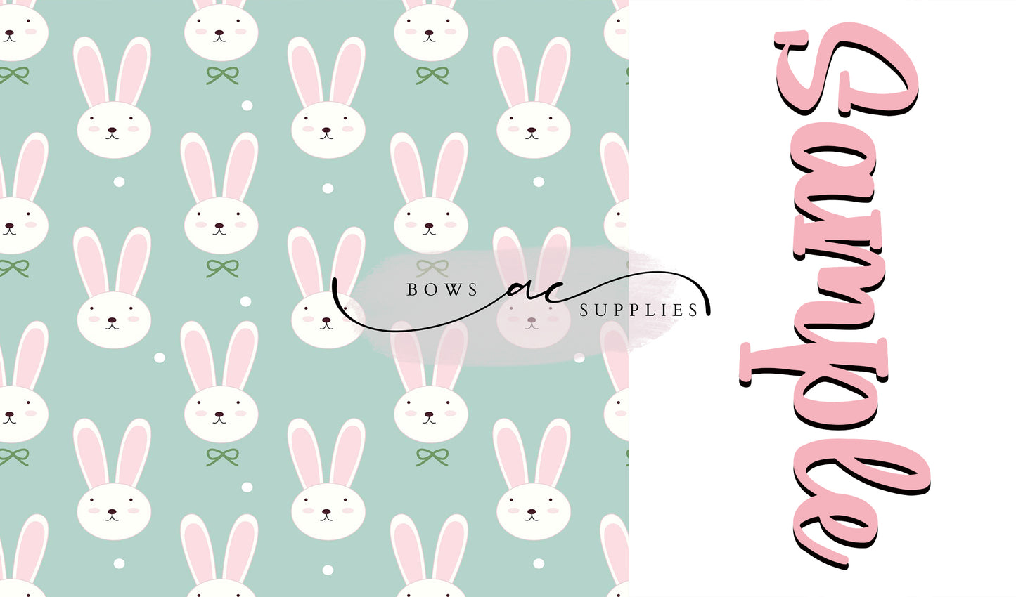 Two tone strips/ Name bows / easter_45