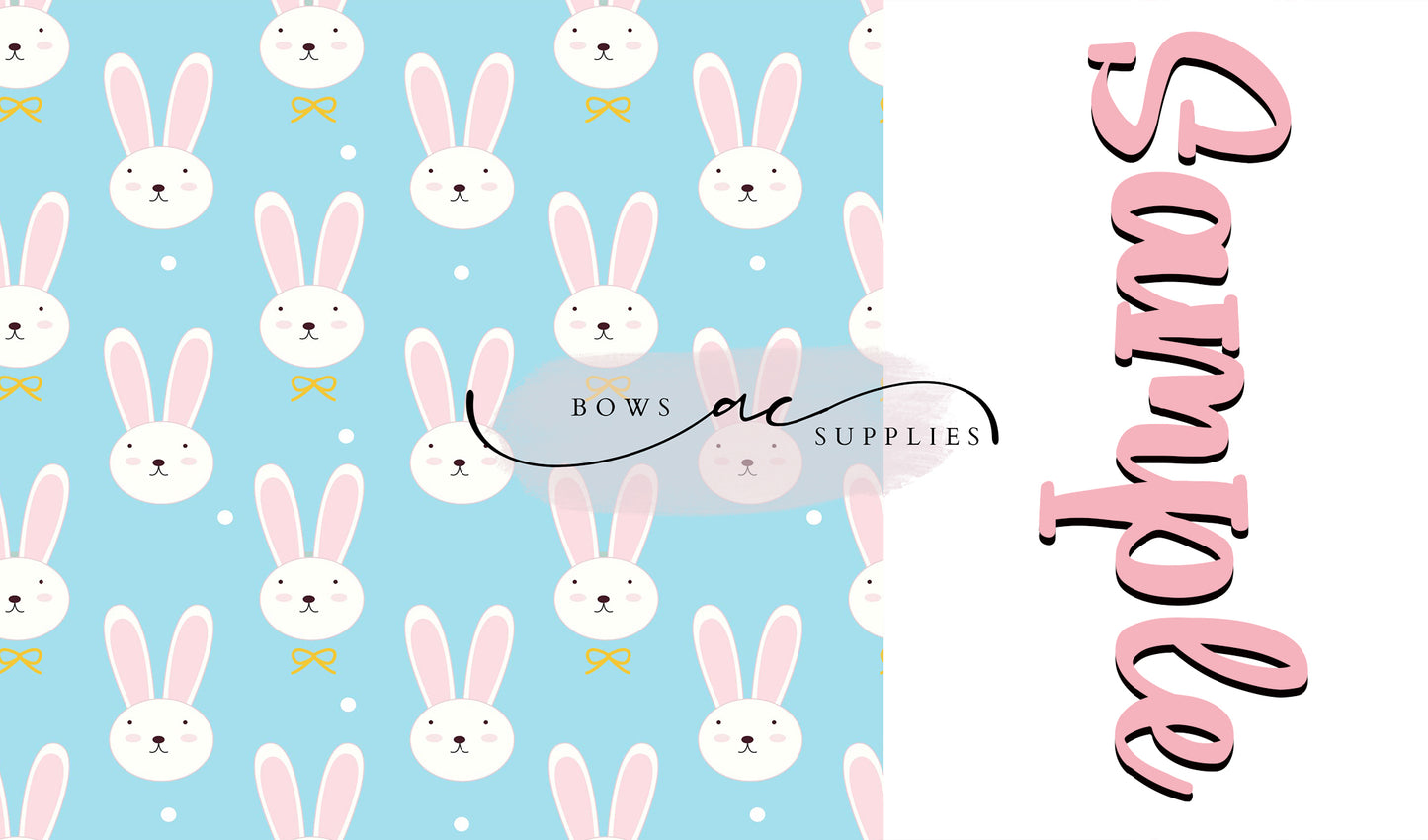 Two tone strips/ Name bows / easter_46