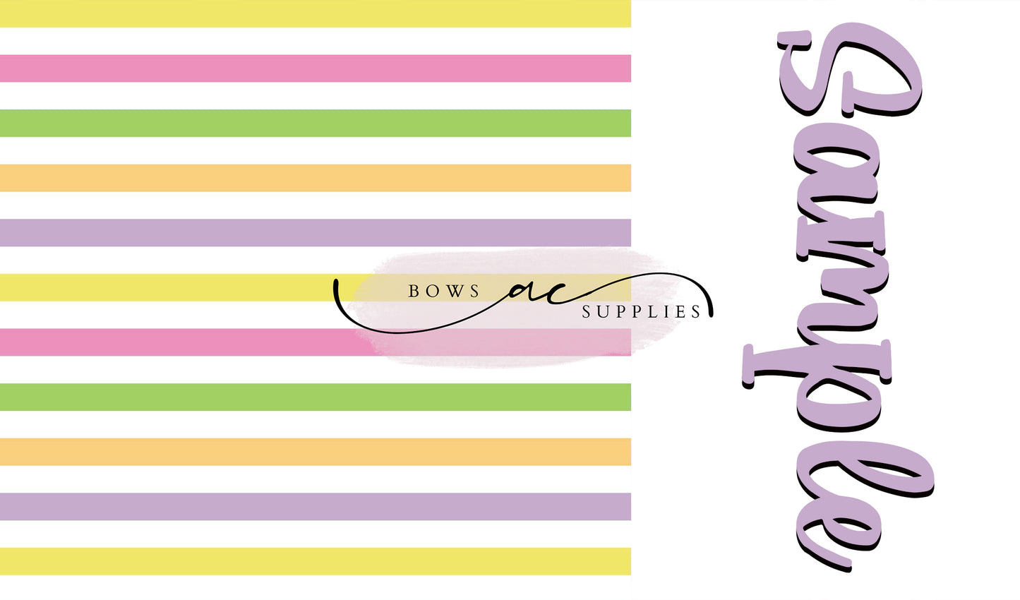 Two tone strips/ Name bows / easter_50