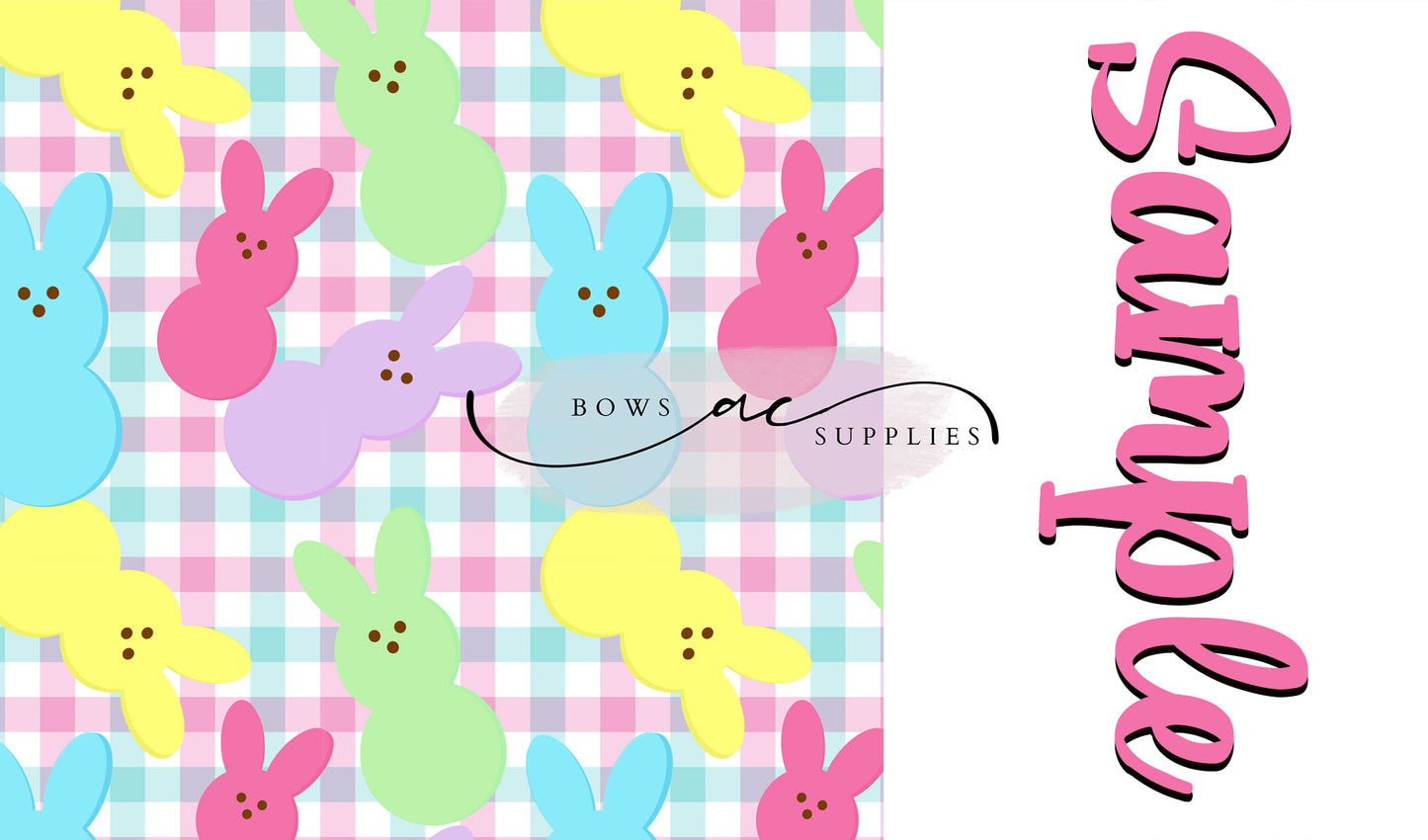 Two tone strips/ Name bows / easter_58