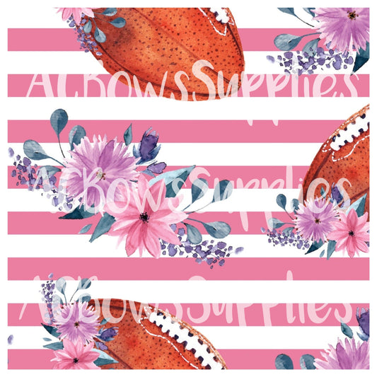 Floral Football - ACBows&Supplies