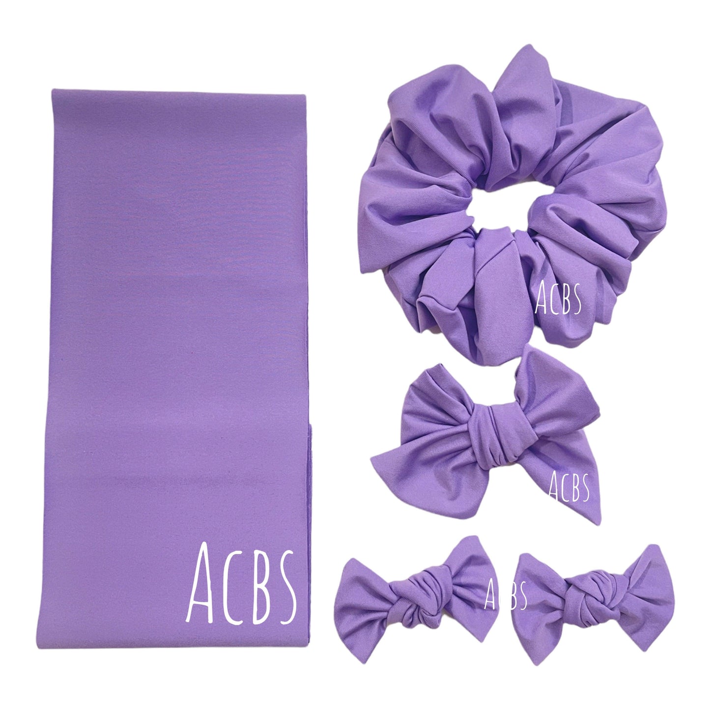 Lavender swim fabric - ACBows&Supplies