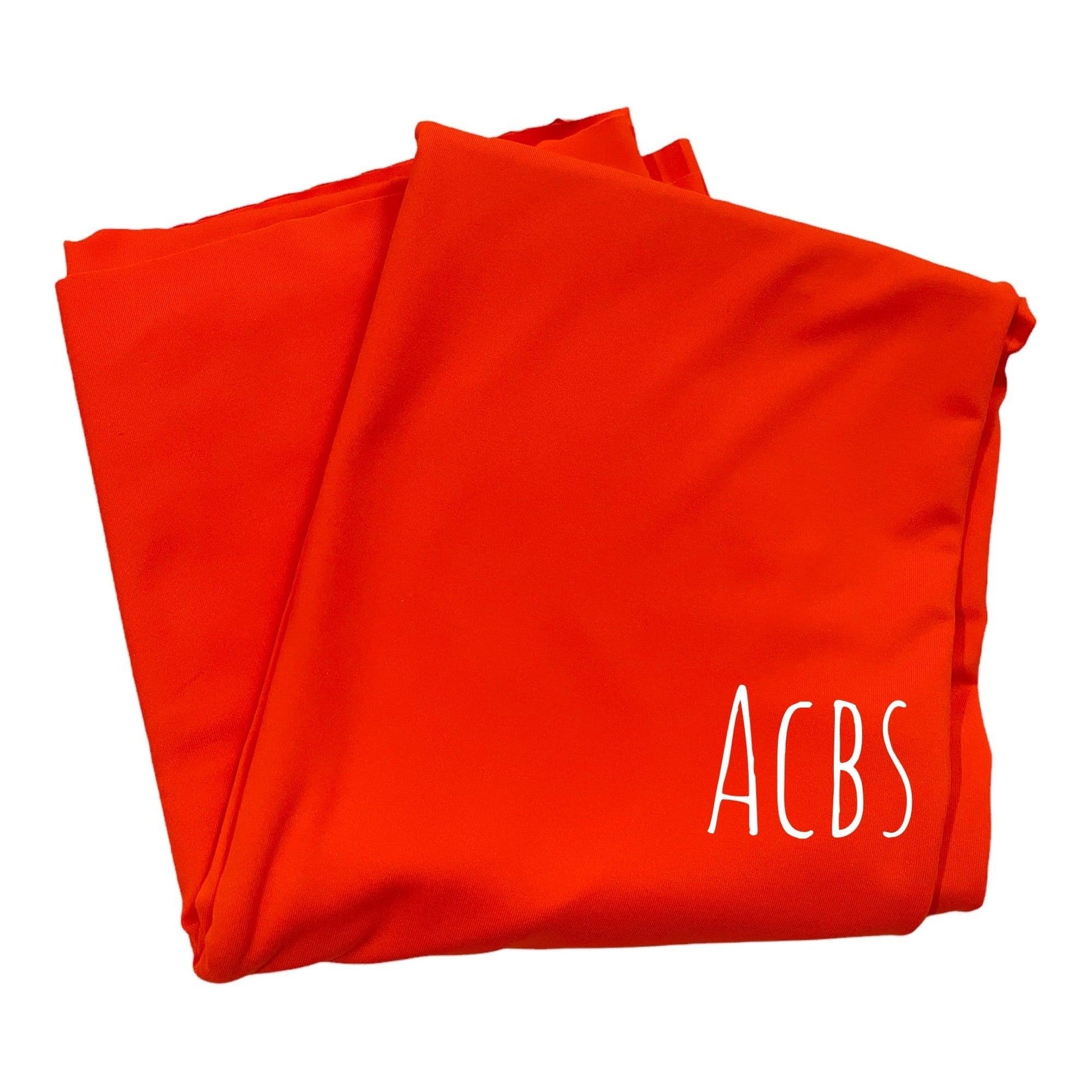 Neon Orange swim fabric - ACBows&Supplies