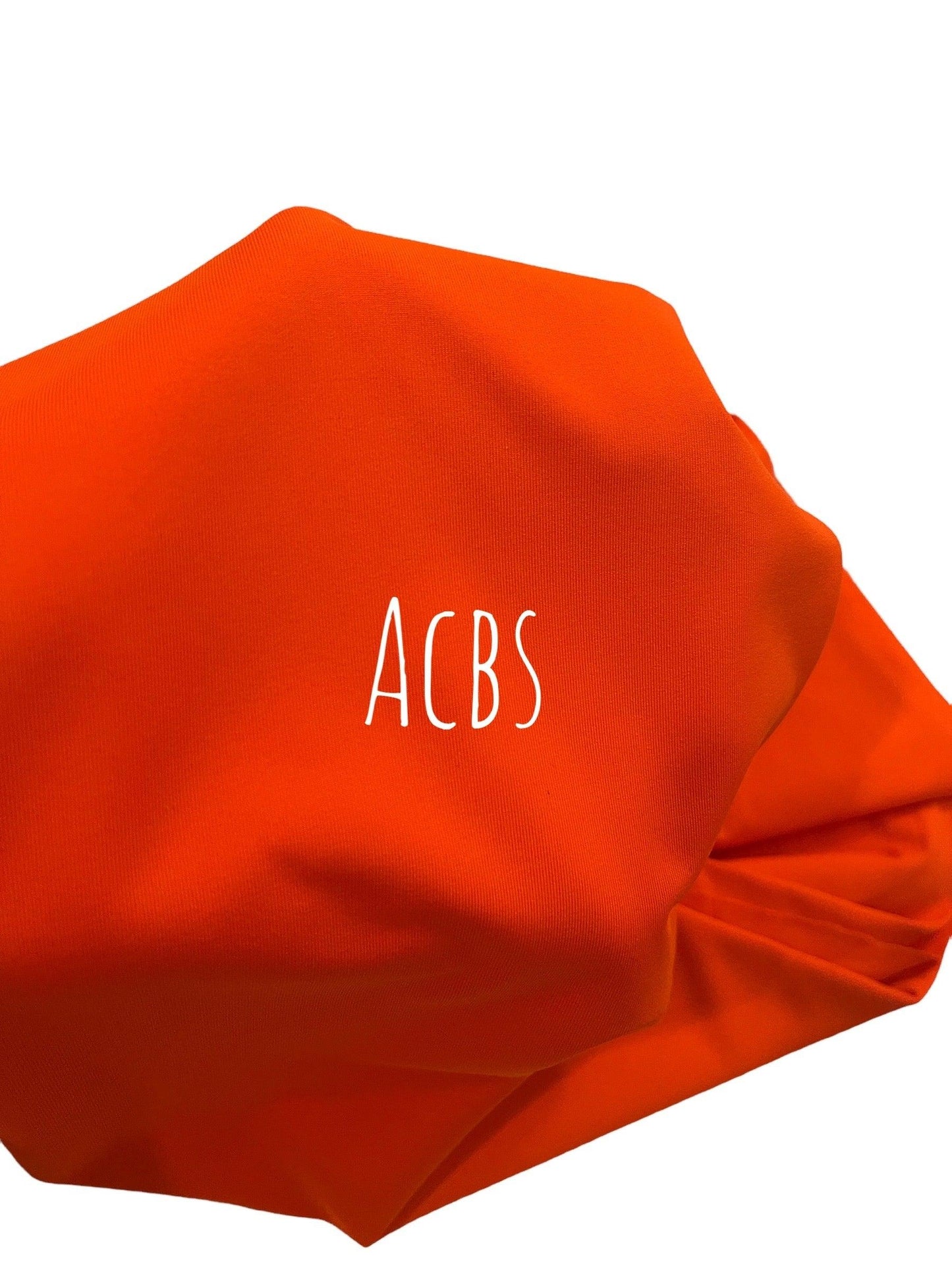 Neon Orange swim fabric - ACBows&Supplies