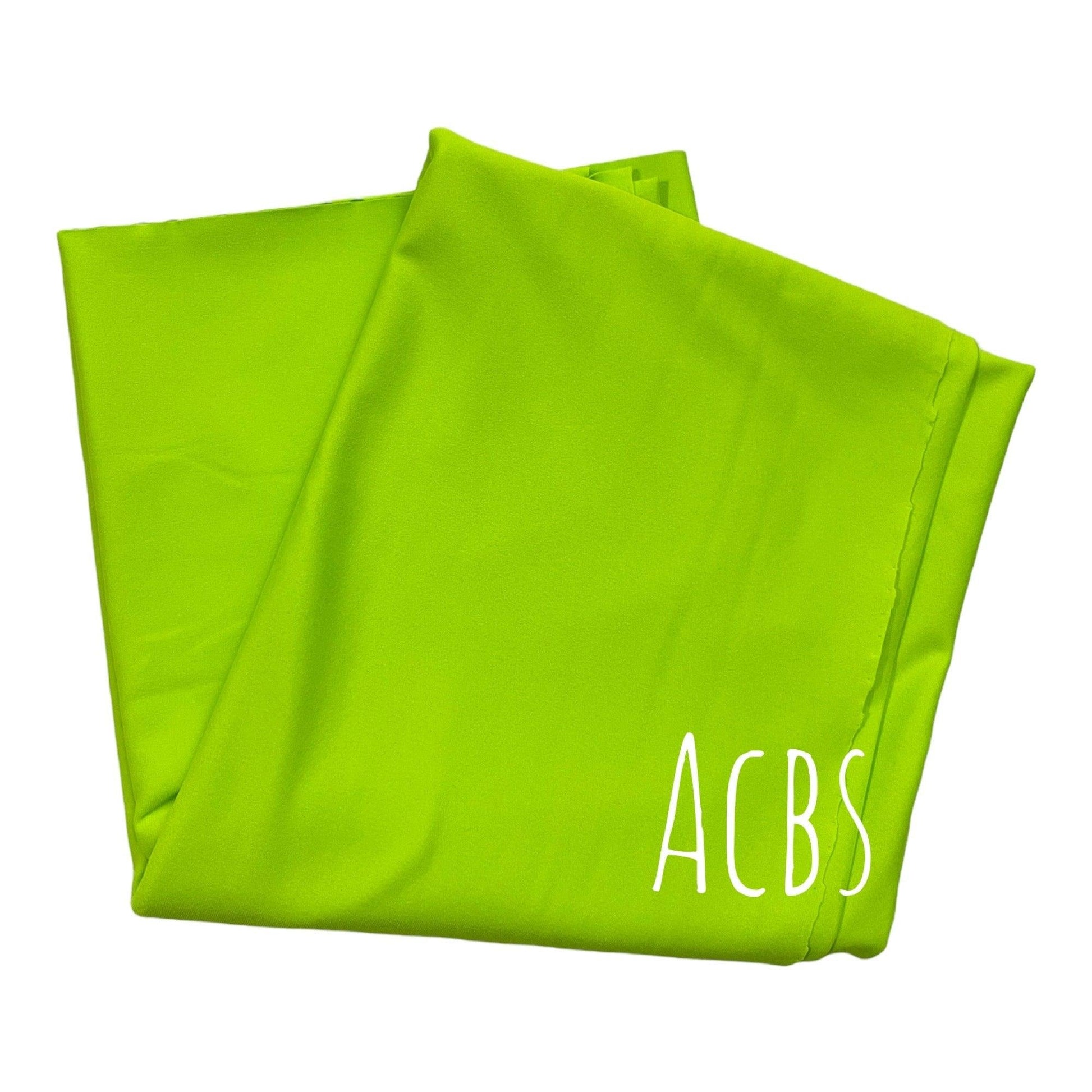 Neon Yellow swim fabric - ACBows&Supplies