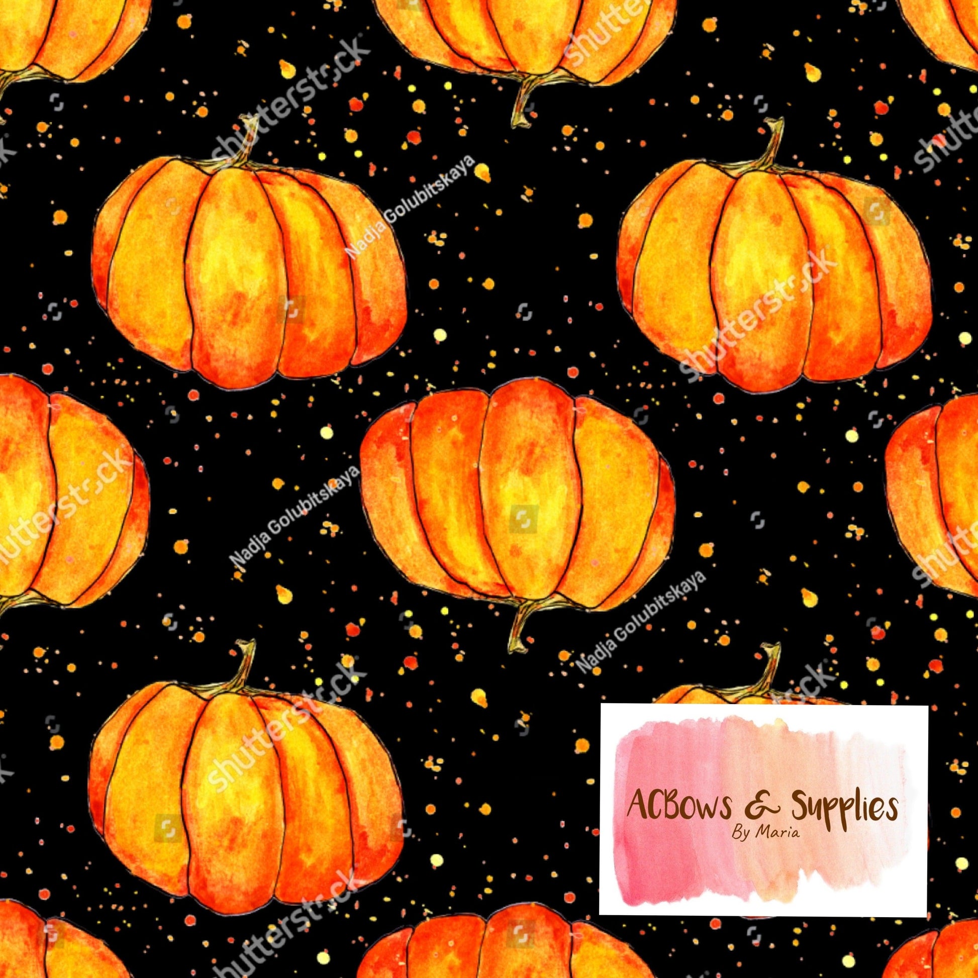 Pre-Order Pumpkins in Black - ACBows&Supplies