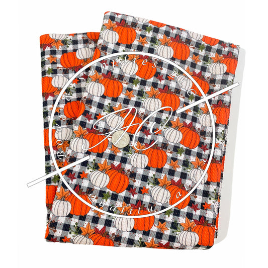 Pumpkin in Plaid - ACBows&Supplies