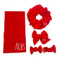 Red swim fabric - ACBows&Supplies