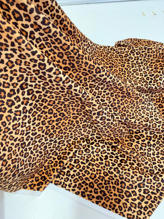 Velvet Fabric cheetah - ACBows&Supplies