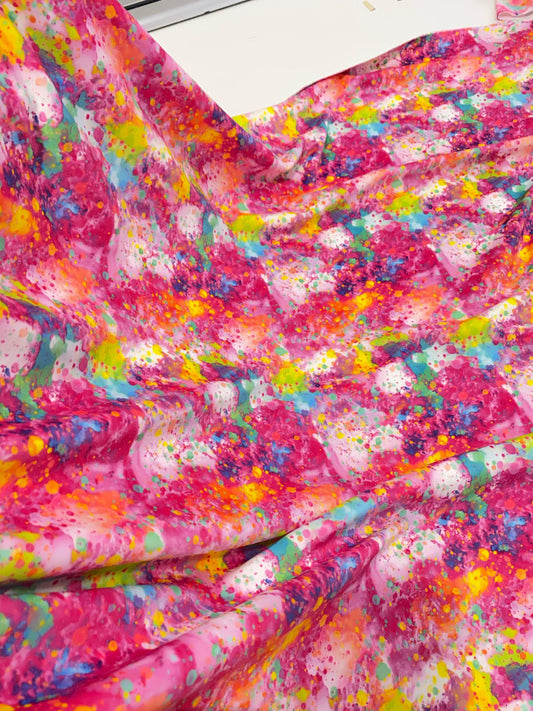 Velvet Fabric Summery Splash - ACBows&Supplies