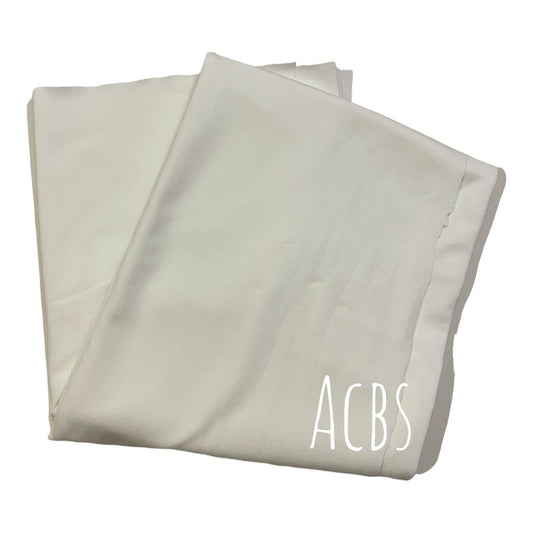 White swim fabric - ACBows&Supplies