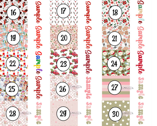 Christmas Customs Bows 16-30 prints