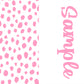 Animal Prints Two tone strips/ Name bows