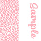 Animal Prints Two tone strips/ Name bows
