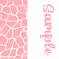 Animal Prints Two tone strips/ Name bows