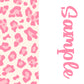 Animal Prints Two tone strips/ Name bows