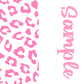 Animal Prints Two tone strips/ Name bows